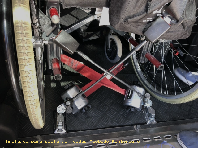 Anclaje silla de ruedas Acebedo Montenegro