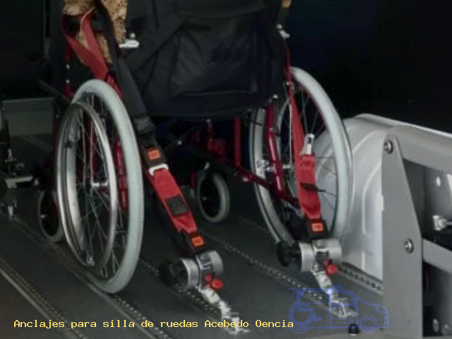 Anclajes silla de ruedas Acebedo Oencia