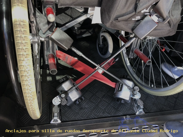 Seguridad para silla de ruedas Aeropuerto de Alicante Ciudad Rodrigo
