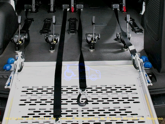 Fijaciones de silla de ruedas Aeropuerto de Bilbao Alcalá de Henares