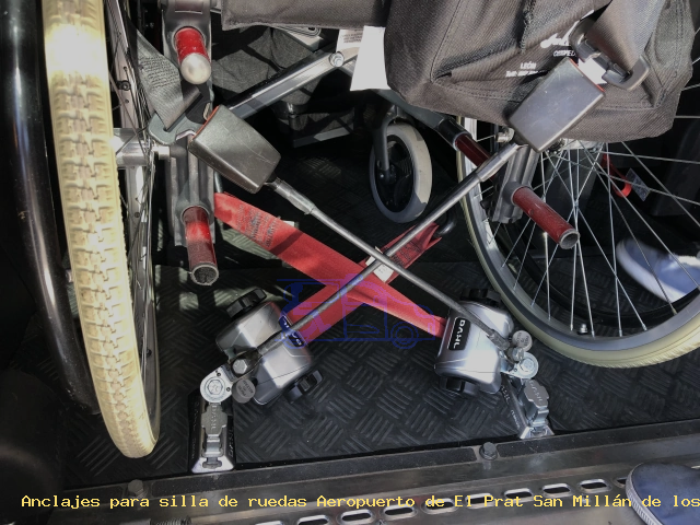 Seguridad para silla de ruedas Aeropuerto de El Prat San Millán de los Caballeros