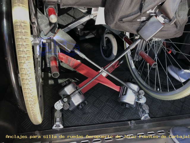 Fijaciones de silla de ruedas Aeropuerto de Jerez Fuentes de Carbajal