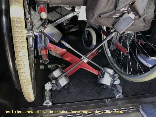 Fijaciones de silla de ruedas Aeropuerto de Jerez Roma