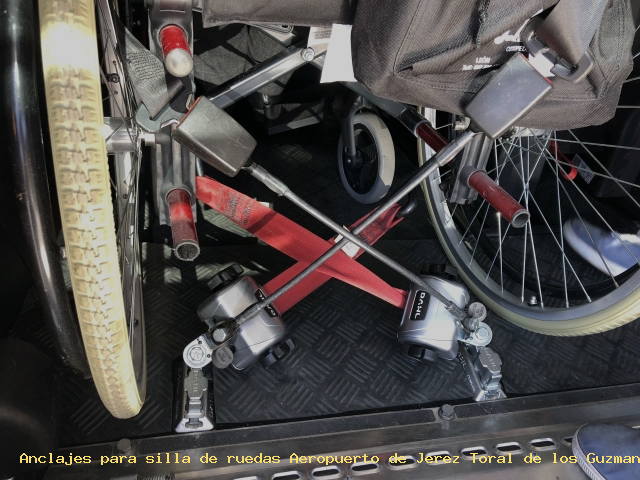 Anclajes silla de ruedas Aeropuerto de Jerez Toral de los Guzmanes