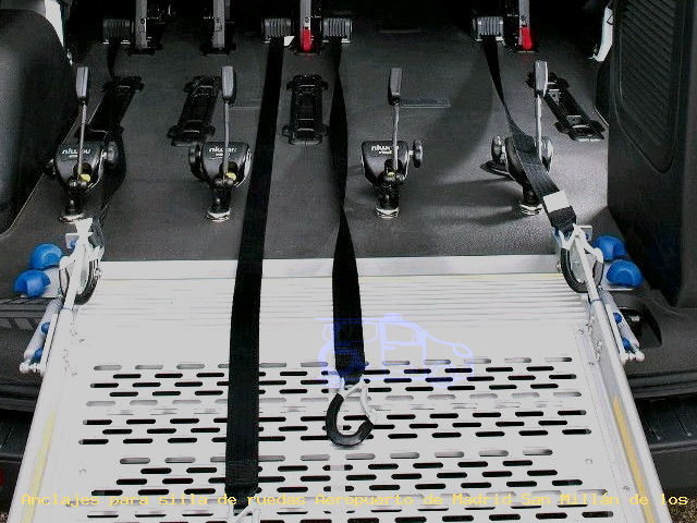 Anclajes para silla de ruedas Aeropuerto de Madrid San Millán de los Caballeros