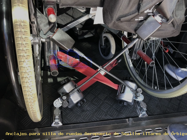 Fijaciones de silla de ruedas Aeropuerto de Sevilla illares de Órbigo