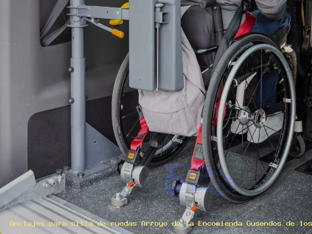 Anclajes para silla de ruedas Arroyo de la Encomienda Gusendos de los Oteros