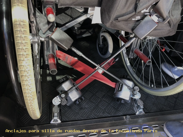 Anclajes silla de ruedas Arroyo de la Encomienda París