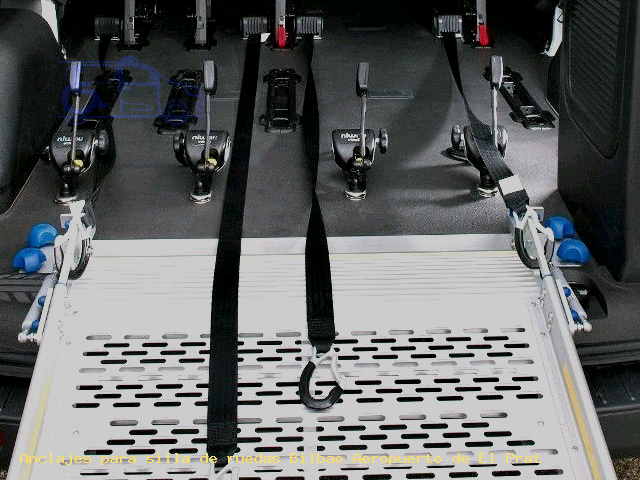 Anclajes de silla Bilbao Aeropuerto de El Prat