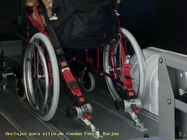 Anclaje silla de ruedas Ferrol Barjas