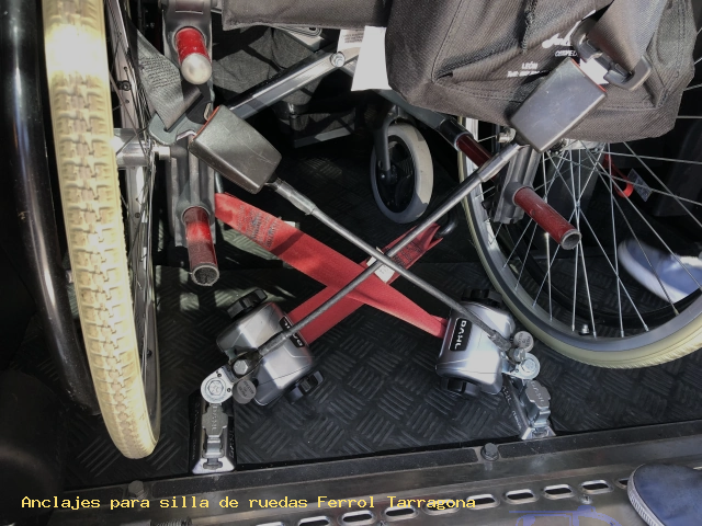 Sujección de silla de ruedas Ferrol Tarragona