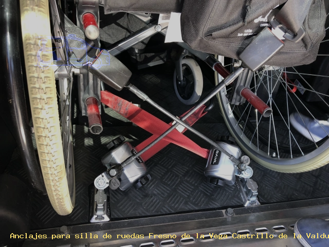 Anclajes silla de ruedas Fresno de la Vega Castrillo de la Valduerna