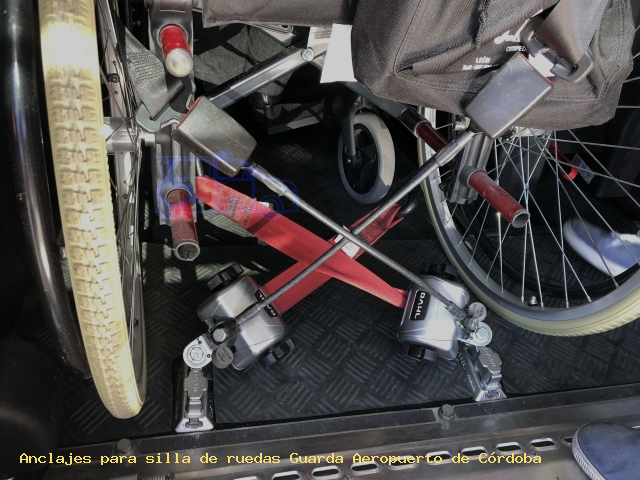 Anclaje silla de ruedas Guarda Aeropuerto de Córdoba