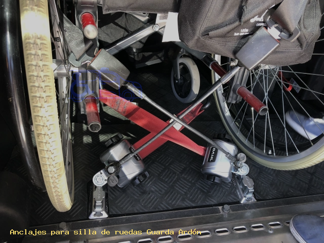 Anclajes silla de ruedas Guarda Ardón
