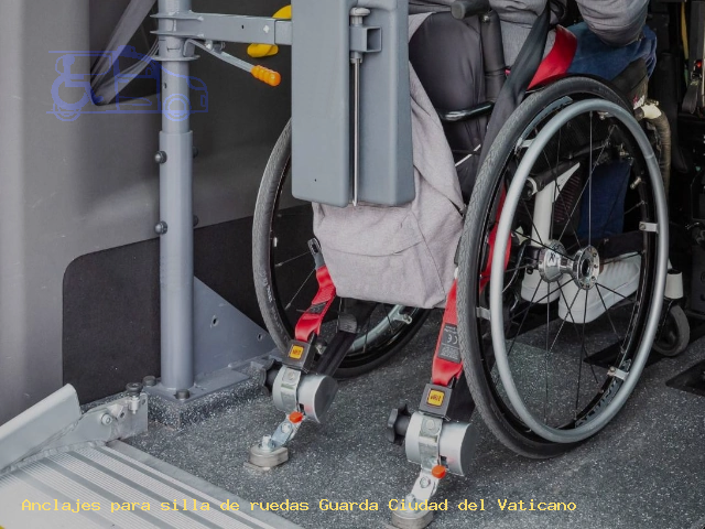 Anclajes para silla de ruedas Guarda Ciudad del Vaticano