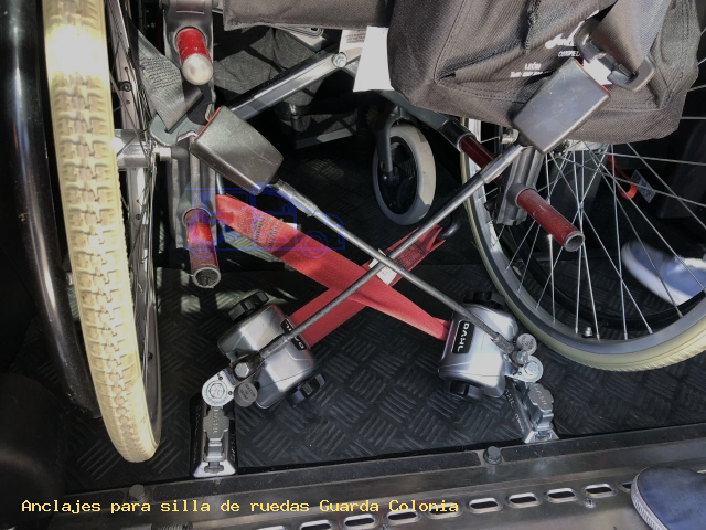 Anclajes silla de ruedas Guarda Colonia