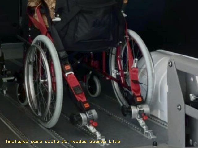 Anclajes silla de ruedas Guarda Elda