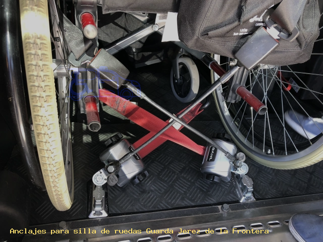 Anclajes para silla de ruedas Guarda Jerez de la Frontera