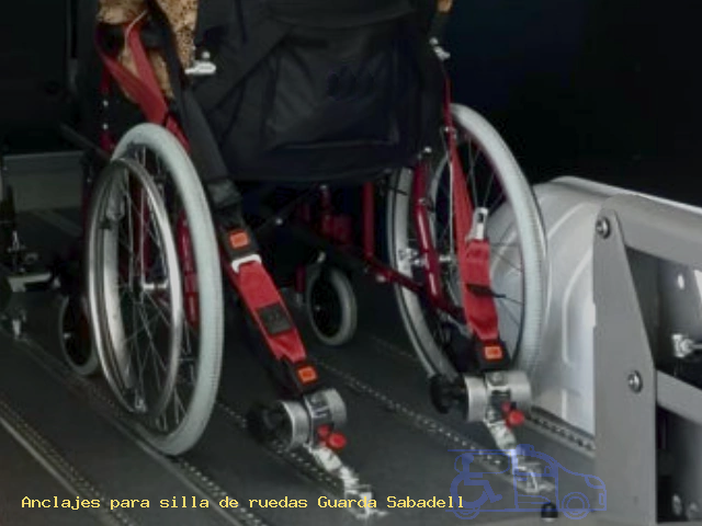Anclajes para silla de ruedas Guarda Sabadell