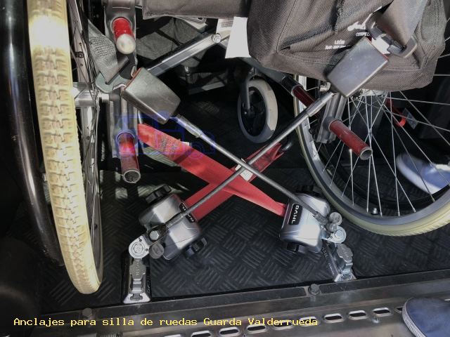 Anclajes silla de ruedas Guarda Valderrueda