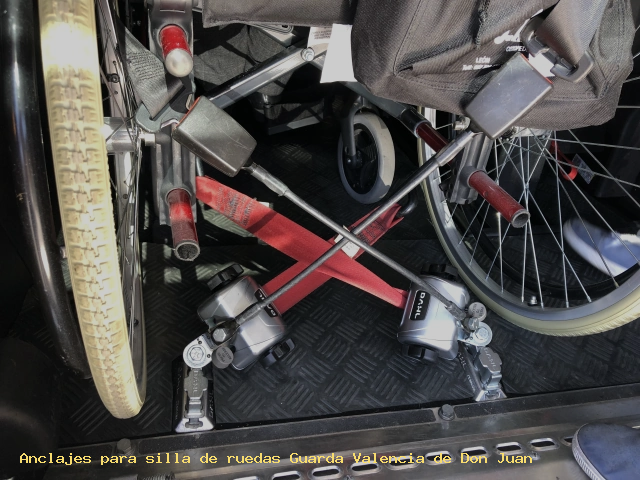 Anclajes silla de ruedas Guarda Valencia de Don Juan