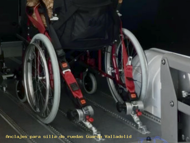 Anclajes silla de ruedas Guarda Valladolid
