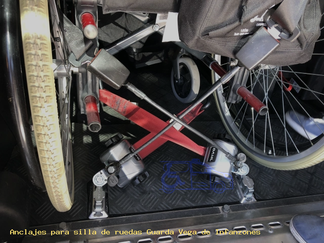 Anclajes silla de ruedas Guarda Vega de Infanzones