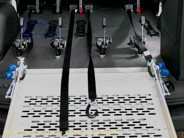 Fijaciones de silla de ruedas Italia Burdeos