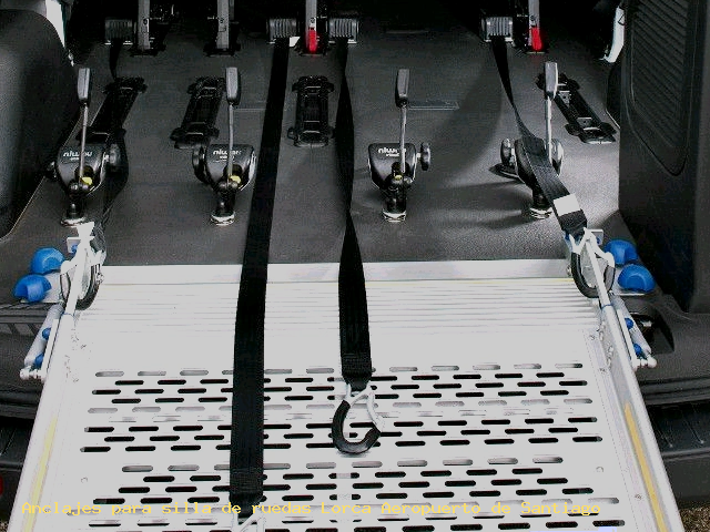 Fijaciones de silla de ruedas Lorca Aeropuerto de Santiago