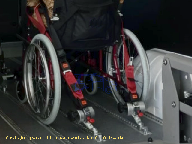 Anclajes de silla Narón Alicante