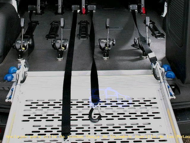 Sujección de silla de ruedas Oseja de Sajambre Joarilla de las Matas