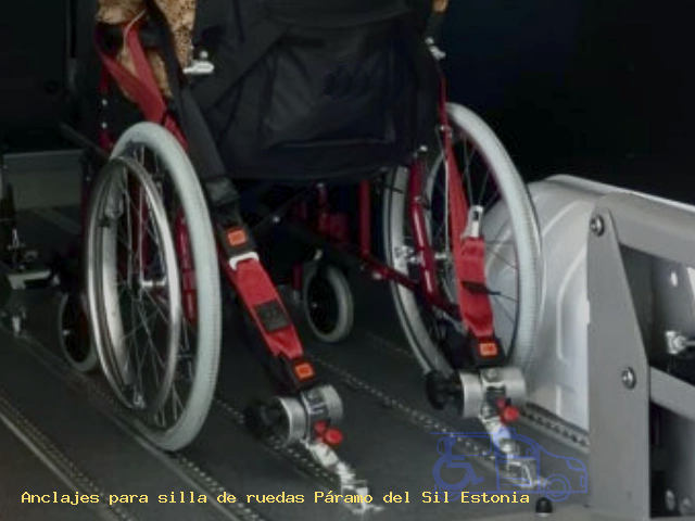 Anclaje silla de ruedas Páramo del Sil Estonia