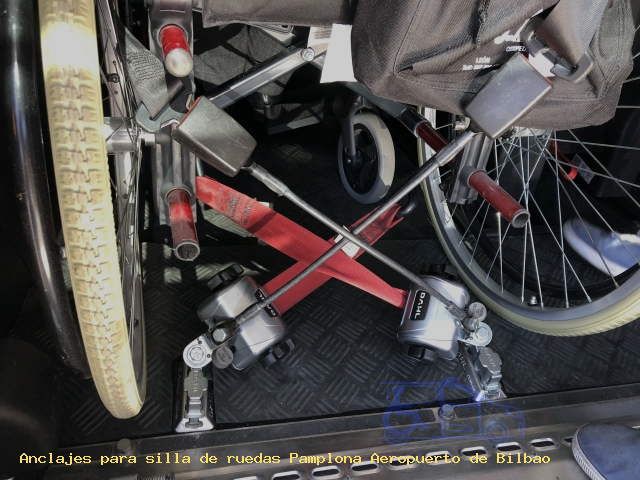 Anclaje silla de ruedas Pamplona Aeropuerto de Bilbao