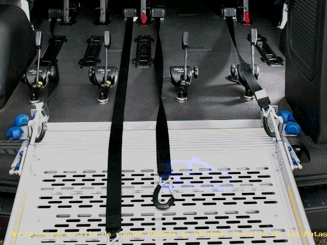 Sujección de silla de ruedas Posada de Valdeón Joarilla de las Matas