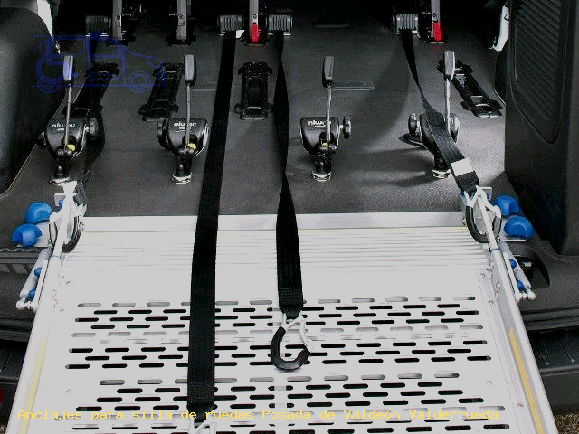 Anclaje silla de ruedas Posada de Valdeón Valderrueda