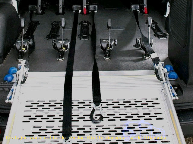 Sujección de silla de ruedas Riello Aeropuerto de Albacete