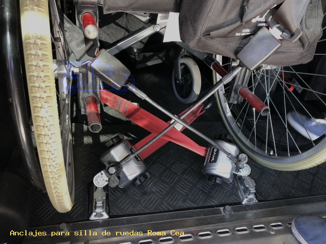 Anclajes para silla de ruedas Roma Cea