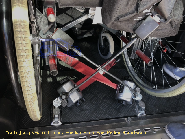 Anclajes de silla Roma San Pedro Bercianos