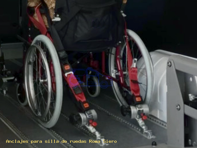Anclaje silla de ruedas Roma Siero
