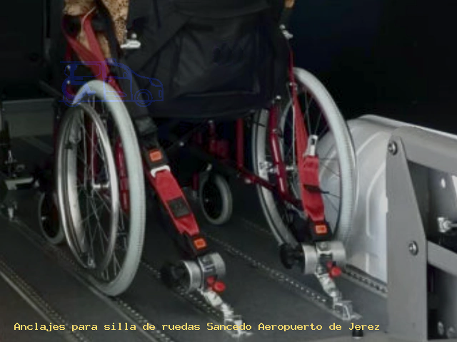 Anclajes de silla Sancedo Aeropuerto de Jerez