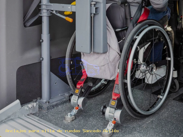 Anclaje silla de ruedas Sancedo Avilés