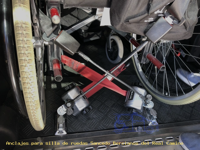 Sujección de silla de ruedas Sancedo Bercianos del Real Camino