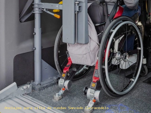 Anclajes para silla de ruedas Sancedo Carracedelo