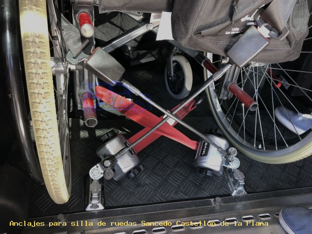 Anclajes silla de ruedas Sancedo Castellón de la Plana