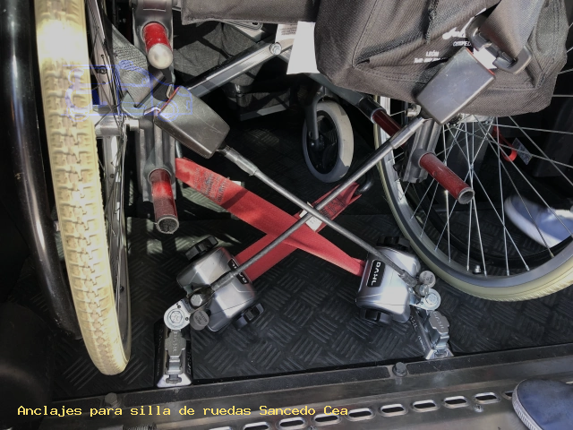 Anclajes silla de ruedas Sancedo Cea