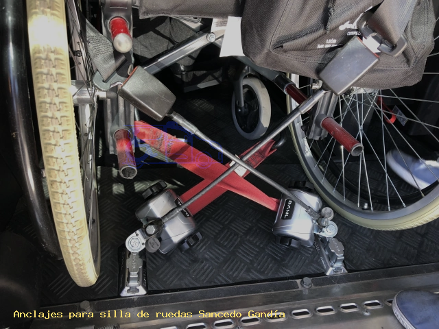 Fijaciones de silla de ruedas Sancedo Gandía