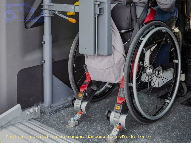 Anclajes para silla de ruedas Sancedo Garrafe de Torío