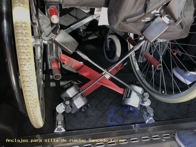 Anclaje silla de ruedas Sancedo Lorca