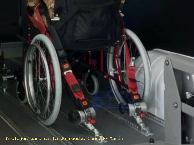 Anclajes silla de ruedas Sancedo Marín