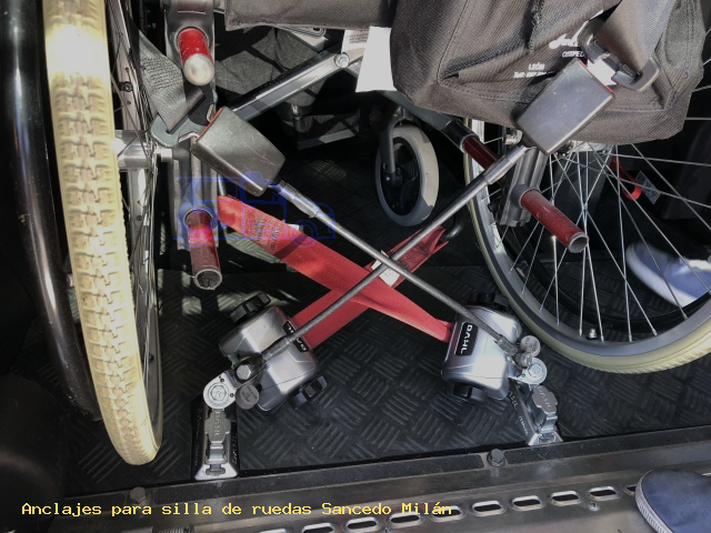 Anclajes para silla de ruedas Sancedo Milán
